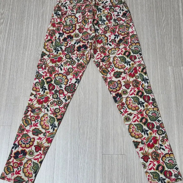 [BUNJANG] Roxy Floral Pattern Cargo Corduroy Pants / ROXY 카고골덴바지 여성팬츠[새상품]