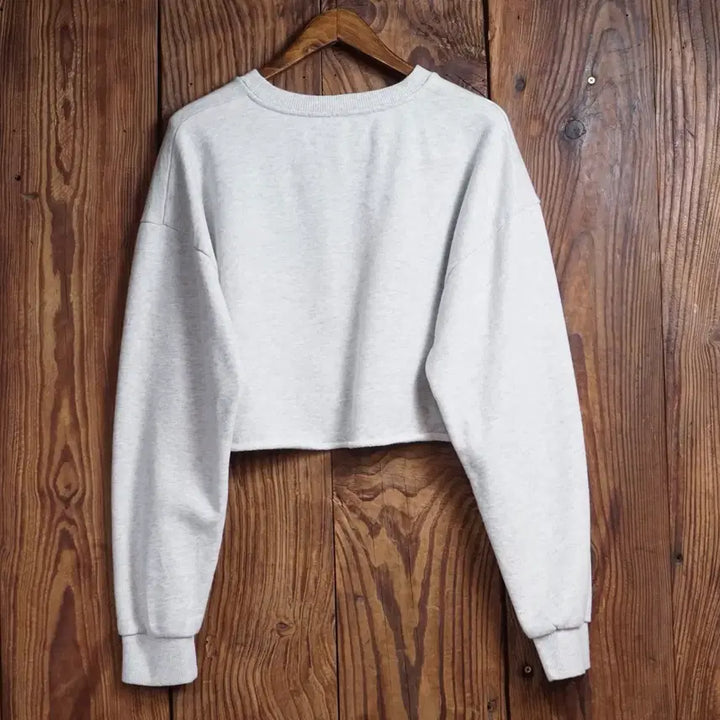 [BUNJANG] Celine Varsity Logo Cropped Sweatshirt / 셀린느 바시티 로고 크롭 스웻셔츠