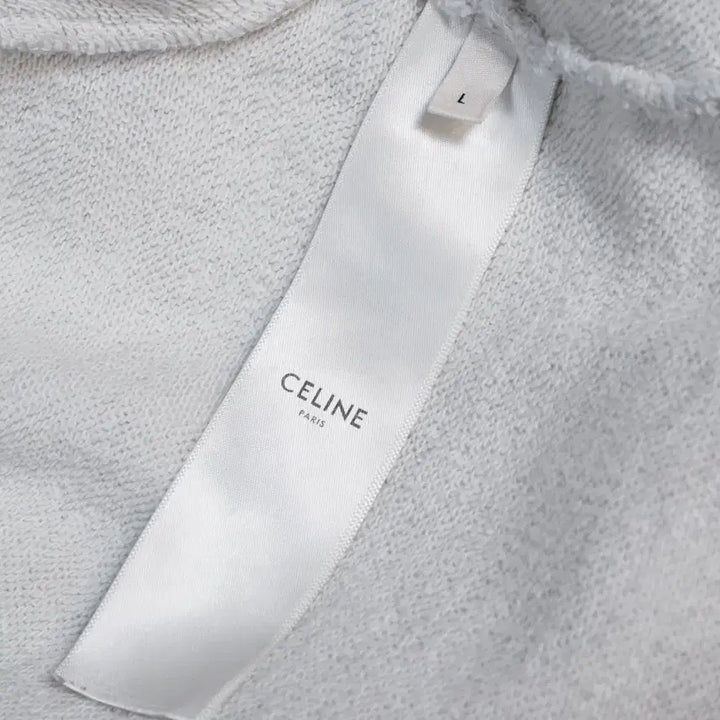 [BUNJANG] Celine Varsity Logo Cropped Sweatshirt / 셀린느 바시티 로고 크롭 스웻셔츠