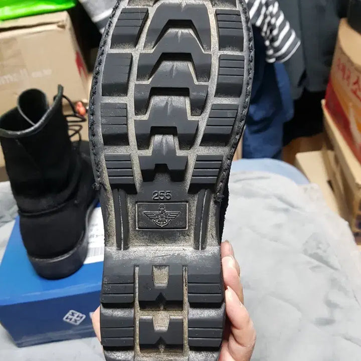 [BUNJANG] Military Combat Boots 255M / 해병대 개선 봉합화 전투화 군화 255M 판매