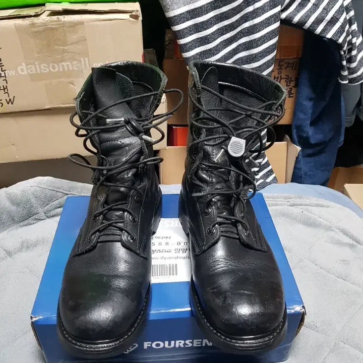 [BUNJANG] Combat Boots 255M / 개선 봉합식 전투화 군화 255M 판매