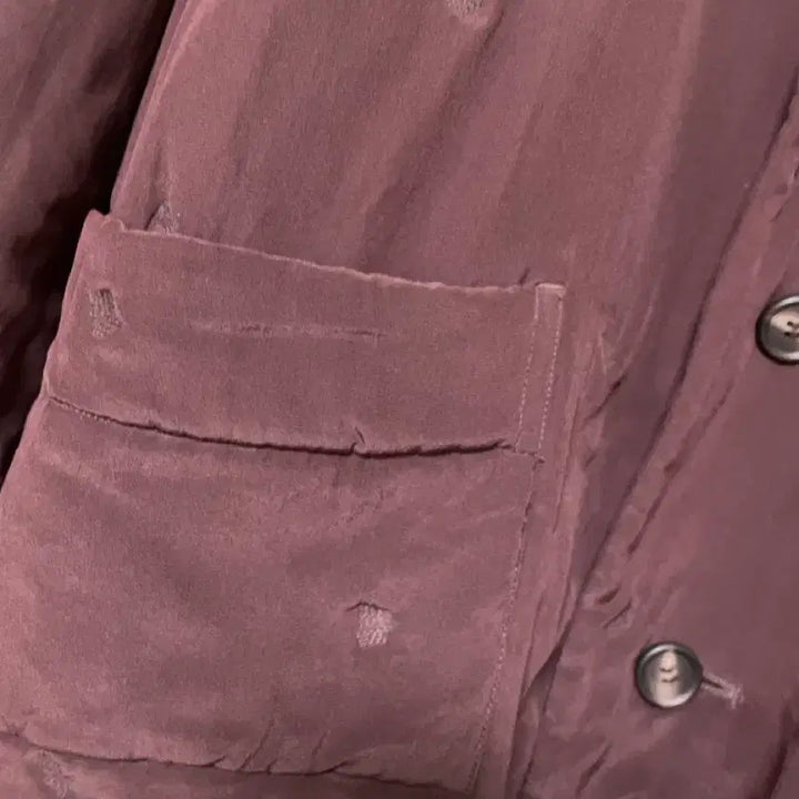 [SOLD OUT] 끝세일)이세이미야케 플랜테이션 실크100프로  패딩자켓