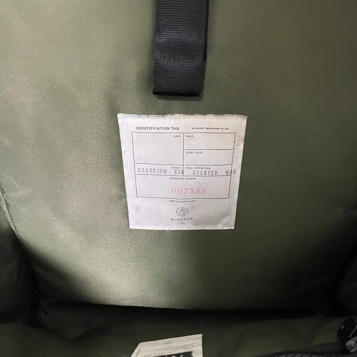 [BUNJANG] Blankof Cordura Daypack / 블랭코브 코듀라 데이팩 팝니다