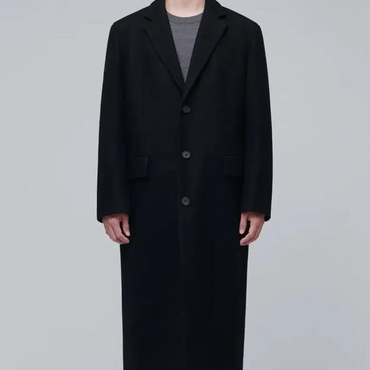 [BUNJANG] MTR Daddy Shoulder Long Coat Black M / MTR 대디 숄더 싱글 롱 코트 블랙 M 사이즈 판매