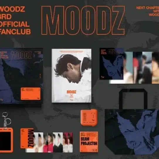 [SOLD OUT] WOODZ MOODZ 3기 팬클럽 굿즈 카드 슬로건 미포 공식 부채 덤