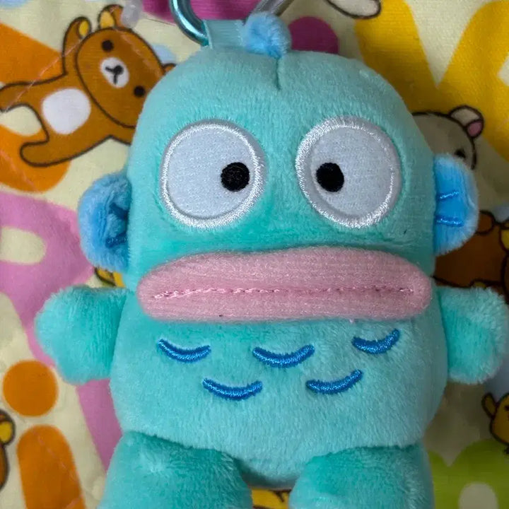 [BUNJANG] Sanrio Hangyodon Heart Carabiner Keyring / 산리오 한교동 하트 카라비너 키홀더 [일본정품 새상품]