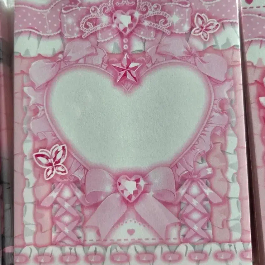 [BUNJANG] Lovely Balletcore Heart Memo Pad / 포용 러블리 발레코어 하트 대떡메 새상품