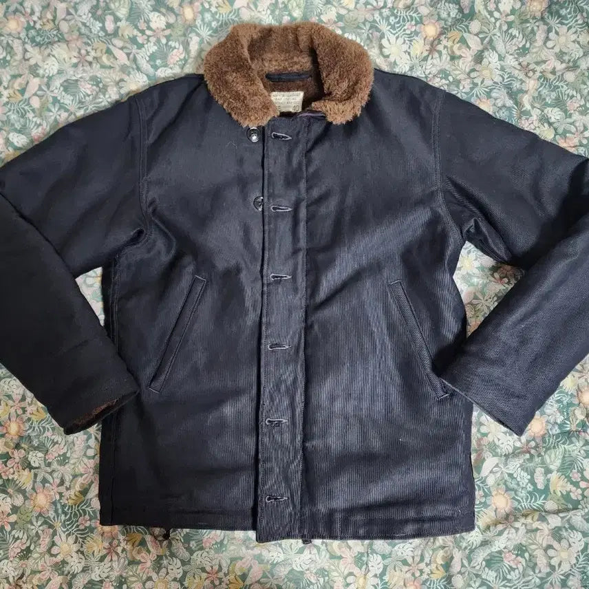 [BUNJANG] Freewheelers N-1 Deck Jacket Dark Navy (Size 40) / 프리휠러스 - 덱자켓 n-1 다크네이비 40