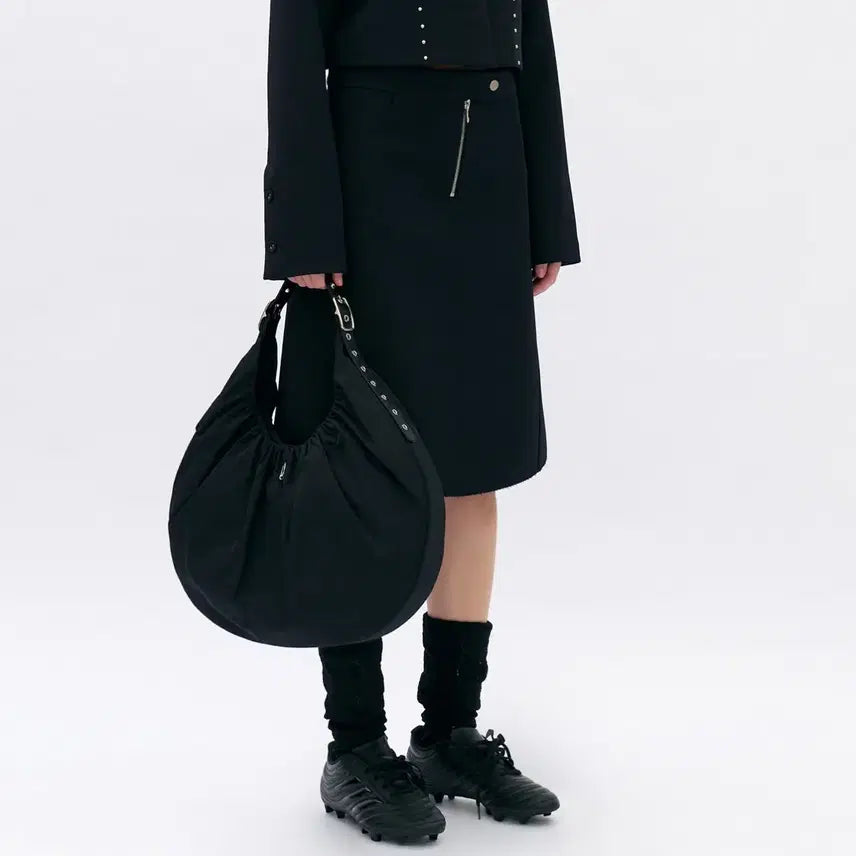 [BUNJANG] yunse Belted Shirring Shoulder Bag / yunse 벨티드 셔링숄더백