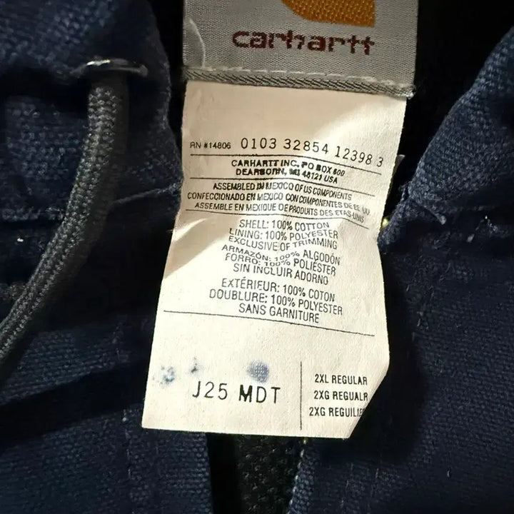 [BUNJANG] Carhartt J25 MDT Work Jacket / XXL) 빈티지 칼하트 j25 mdt 워크자켓 후드집업