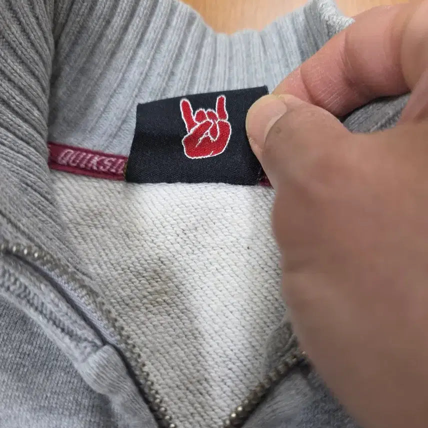 [BUNJANG] Quicksilver 00s Track Jacket / 퀵실버 00s 올드스쿨 코튼 집업 자켓 트랙 자켓 L