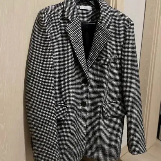[BUNJANG] Houndtooth Check Jacket / 급처@하운드투스 체크 자켓 / 가을겨울용 / 상태최상
