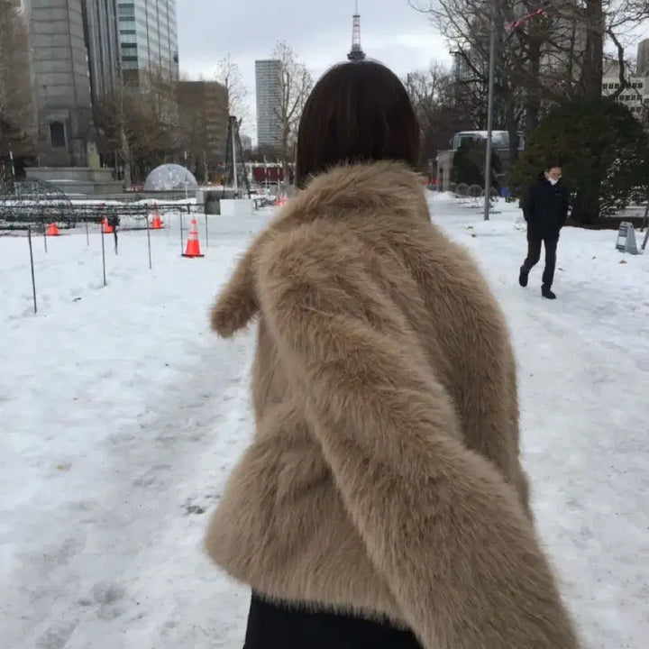 [BUNJANG] Arude Lena Faux Fur Jacket / 아루드 레나 퍼자켓