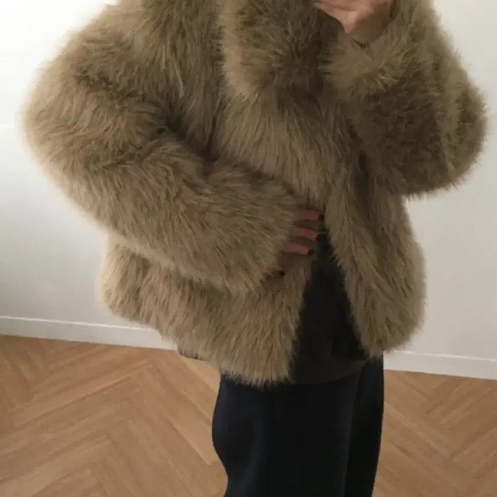 [BUNJANG] Arude Lena Faux Fur Jacket / 아루드 레나 퍼자켓