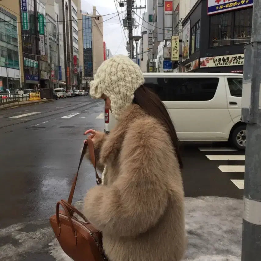 [BUNJANG] Arude Lena Faux Fur Jacket / 아루드 레나 퍼자켓