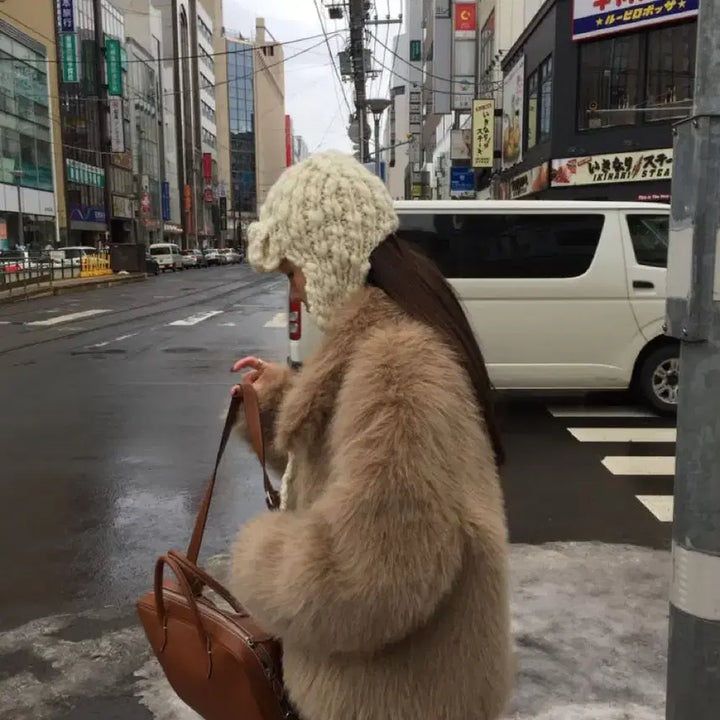[BUNJANG] Arude Lena Faux Fur Jacket / 아루드 레나 퍼자켓
