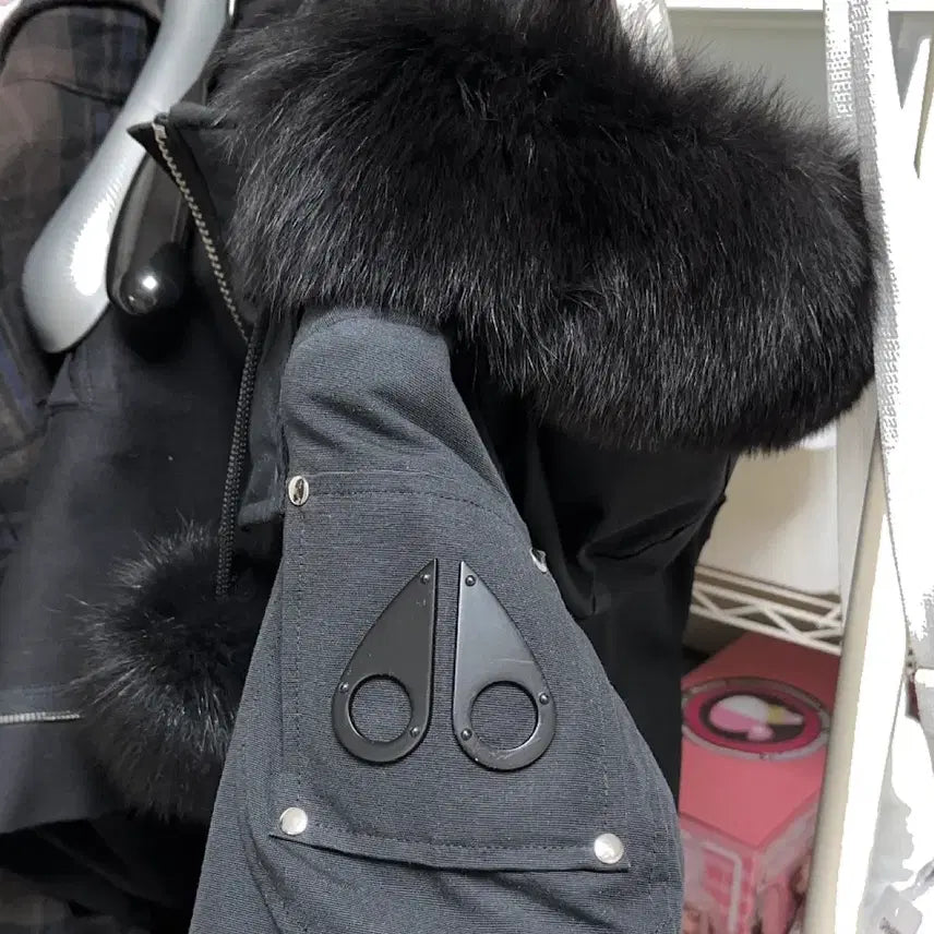 [BUNJANG] Moose Knuckles Bomber Padded Jacket Black / 무스너클 봄버 패딩 블랙