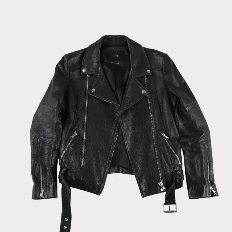 [BUNJANG] Vintage Lambskin Leather Biker Jacket / [여성 S] 빈티지 양가죽 라이더 자켓