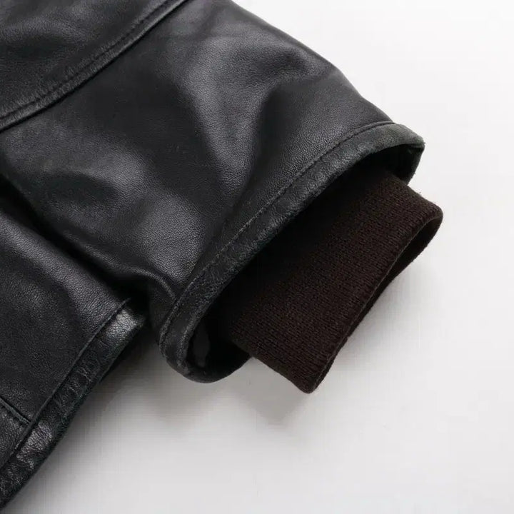 [BUNJANG] Vintage Leather Single Rider Jacket / [L] 빈티지 양가죽 싱글 라이더 자켓