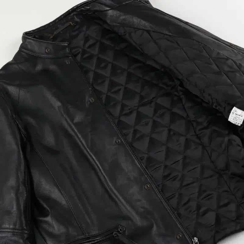 [BUNJANG] Vintage Leather Single Rider Jacket / [L] 빈티지 양가죽 싱글 라이더 자켓