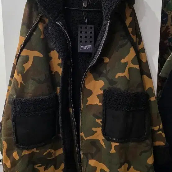 [SOLD OUT] 밀리터리 롱 후드 자켓.코트 /빅사이즈~통통88