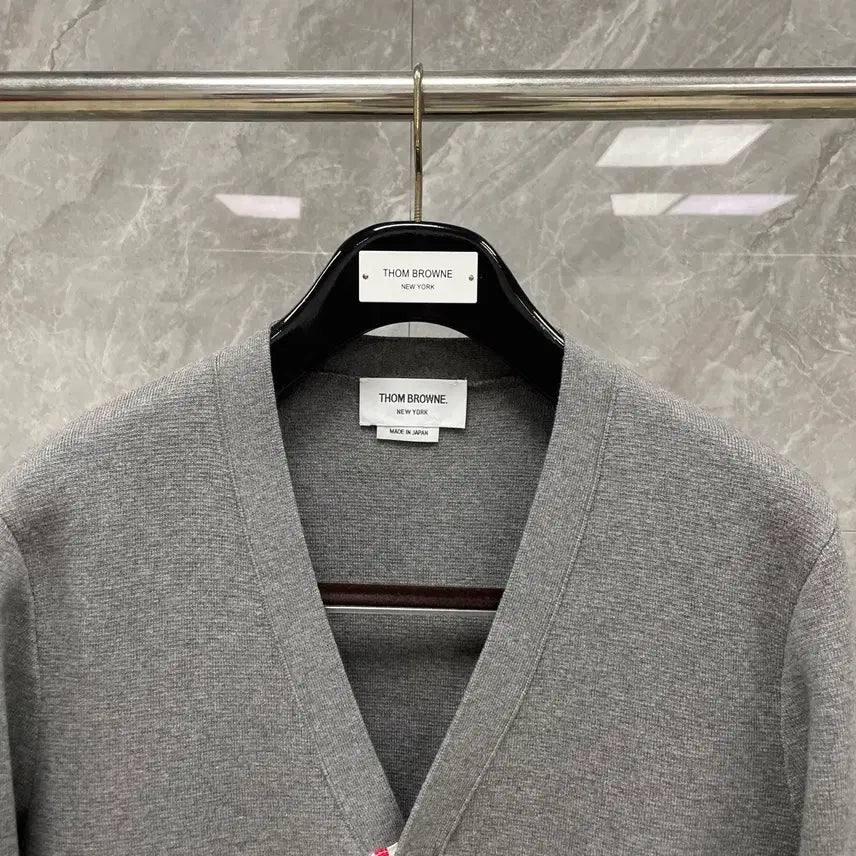 [BUNJANG] Thom Browne Spring Season Gray Cardigan / 톰브라운 가디건 남녀사이즈 올 봄 시즌 그레이