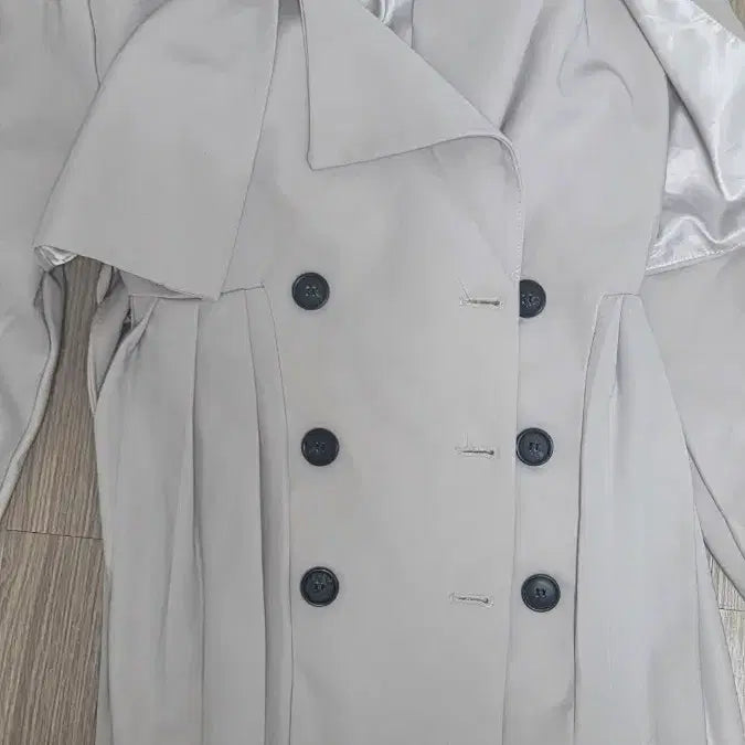 [BUNJANG] Pleats Balloon Coat Dress / 플리츠 벌룬 코트 원피스