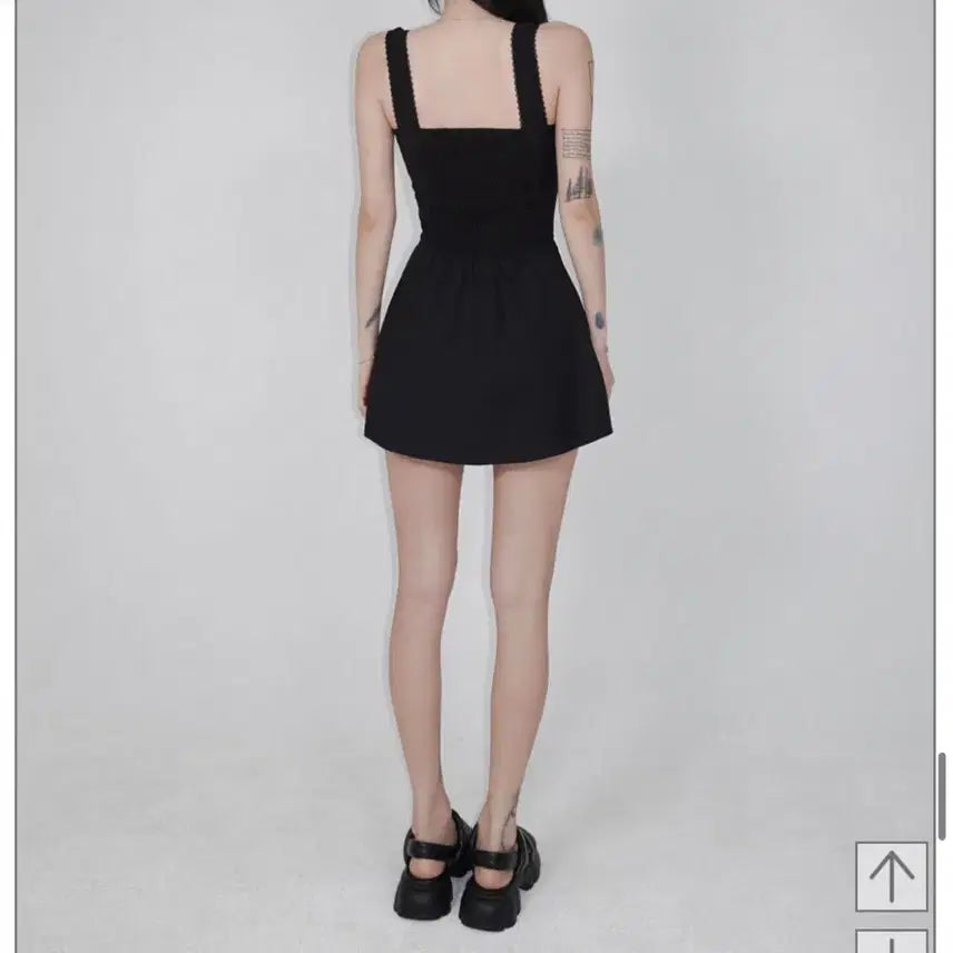 [BUNJANG] Pale Jade Slip Dress - Black / 페일제이드 슬립 원피스 / 블랙