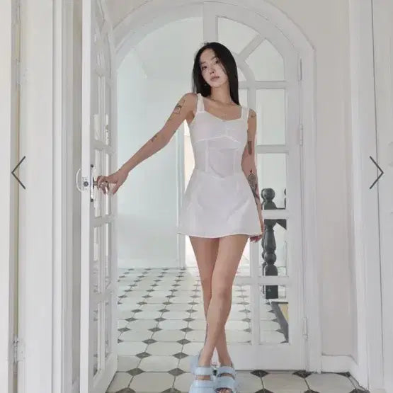 [BUNJANG] Pale Jade Slip Dress - Black / 페일제이드 슬립 원피스 / 블랙