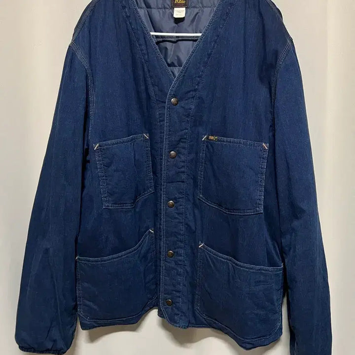 [BUNJANG] RRL Indigo Twill Liner Jacket L / RRL 더블알엘 인디고 트윌 라이너 자켓 L