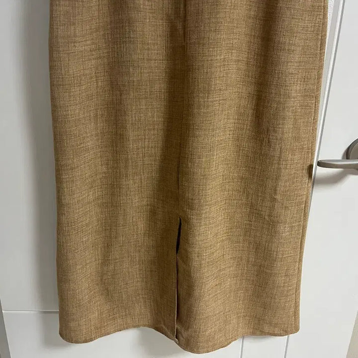 [BUNJANG] GU Vintage Beige Cami Dress / (일본 수입 빈티지)GU 끈 원피스 끈나시 뷔스티에 베이지 L 택있음
