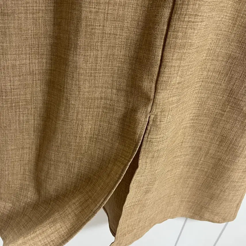 [BUNJANG] GU Vintage Beige Cami Dress / (일본 수입 빈티지)GU 끈 원피스 끈나시 뷔스티에 베이지 L 택있음