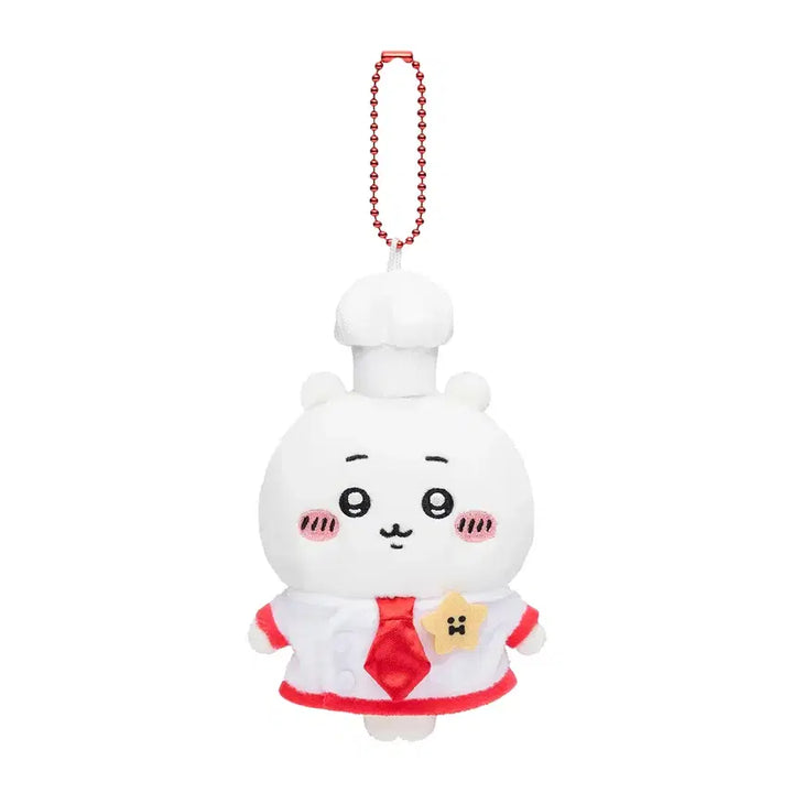 [BUNJANG] Chiikawa Market Chef Chiikawa Nui Keyring / 치이카와 마켓 레스토랑 쉐프 요리사 치이카와 인형 누이 키링