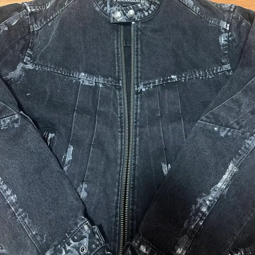 [BUNJANG] Andersson Bell Wax Coated Denim Jacket (M) / 앤더슨벨 왁스 코티드 데님 자켓 m