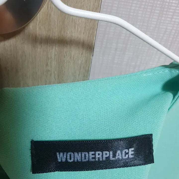 [BUNJANG] Wonderplace Mint Chiffon Blouse / 55 원더플레이스 민트색 시폰 블라우스