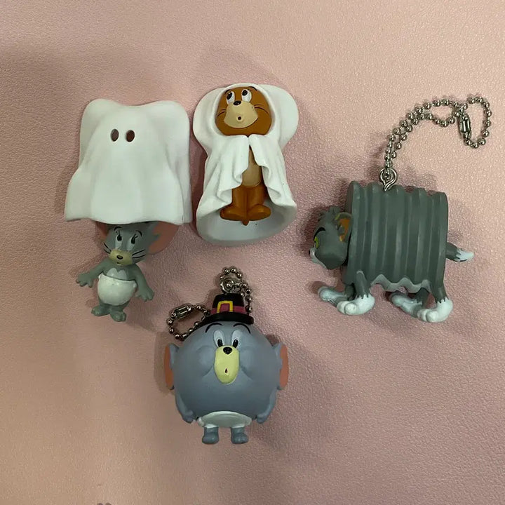 [BUNJANG] Funihouse Tom and Jerry Ghost Game Figure Bundle Set / 톰과제리 유령놀이 피규어, 퍼니아트 키링 일괄 판매