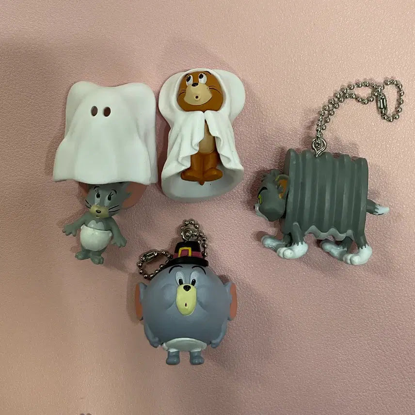[BUNJANG] Funihouse Tom and Jerry Ghost Game Figure Bundle Set / 톰과제리 유령놀이 피규어, 퍼니아트 키링 일괄 판매