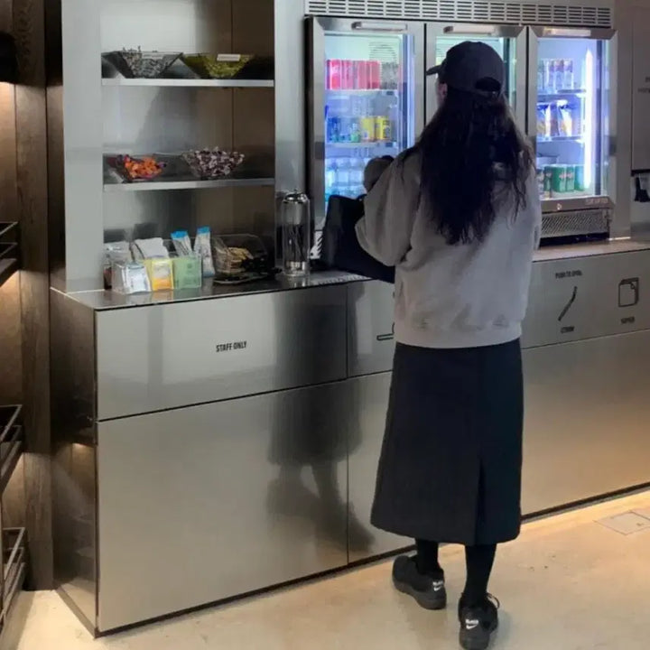 [BUNJANG] BR Brunch Code A-Line Quilted Winter Padded Skirt / BR 더 브런치 코드 패딩 스커트 A라인 겨울 퀼팅m