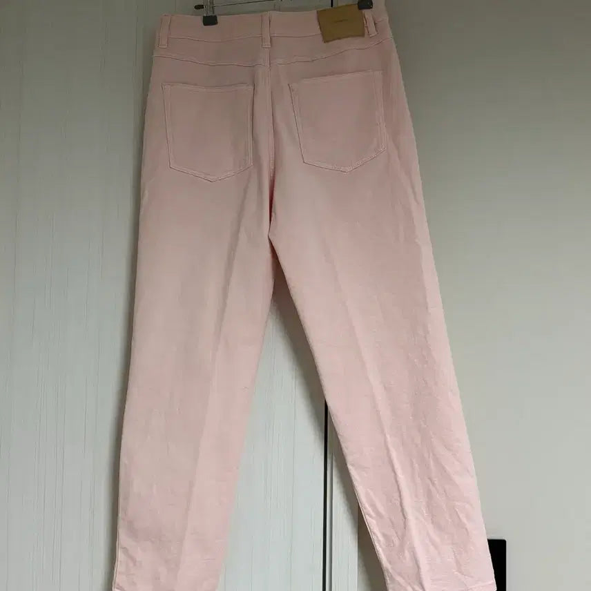 [BUNJANG] Beanpole Ladies Light Pink Dyed Denim Pants / 빈폴레이디스 라이트 핑크 배기핏 다잉 데님 팬츠 (BF2421U15Y)
