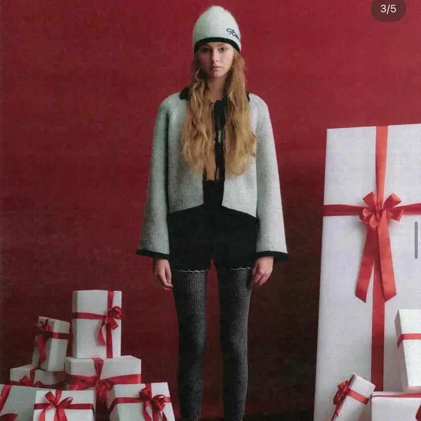 [BUNJANG] Ribbonbit Winter Beanie / Ribbonbit 리본빛 비니