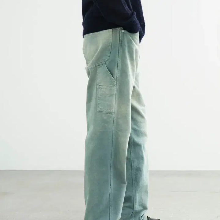 [BUNJANG] AURALEE Organic Cotton Duck Pants Ash Green / [3] 25SS AURALEE 오라리 오가닉 코튼 덕 팬츠 애쉬 그린