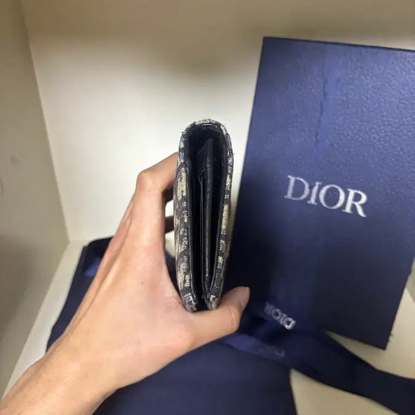 [BUNJANG] Dior Oblique Vertical Long Wallet Beige / [A,풀박스]디올 오블리크 버티컬 장지갑 베이지