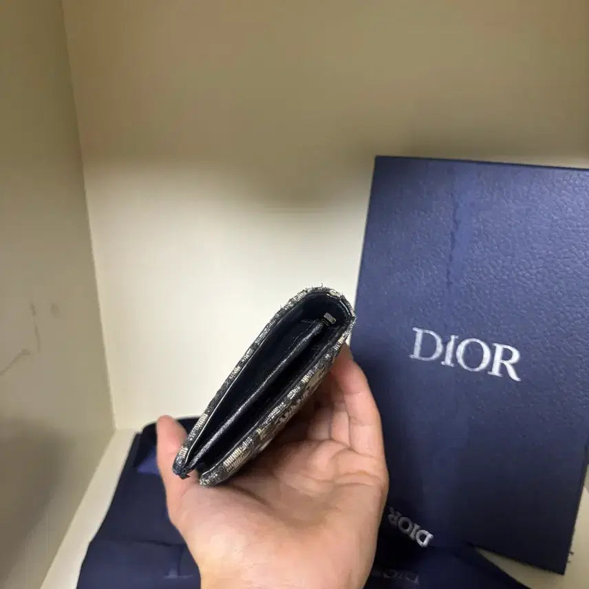 [BUNJANG] Dior Oblique Vertical Long Wallet Beige / [A,풀박스]디올 오블리크 버티컬 장지갑 베이지