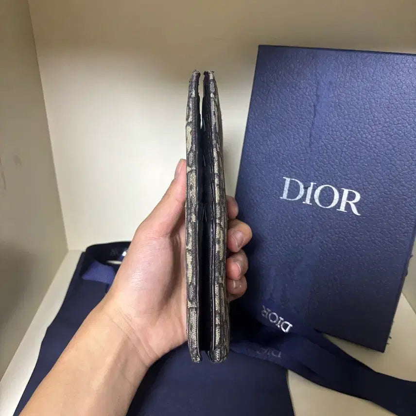 [BUNJANG] Dior Oblique Vertical Long Wallet Beige / [A,풀박스]디올 오블리크 버티컬 장지갑 베이지