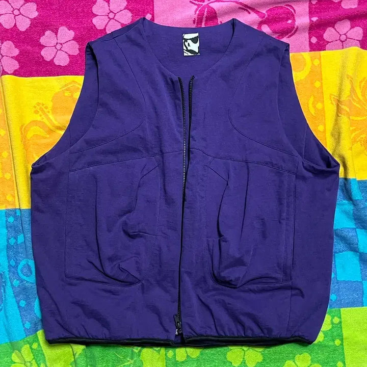 [BUNJANG] GR10K Padded Jersey Vest / GR10K padded jersey vest purple L size
