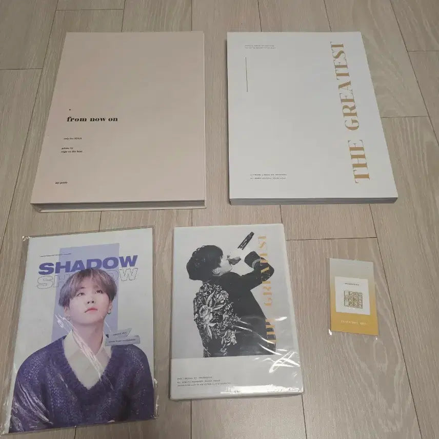 방탄소년단 bts 윤기 슈가 홈마포토북 + DVD 미개봉세트