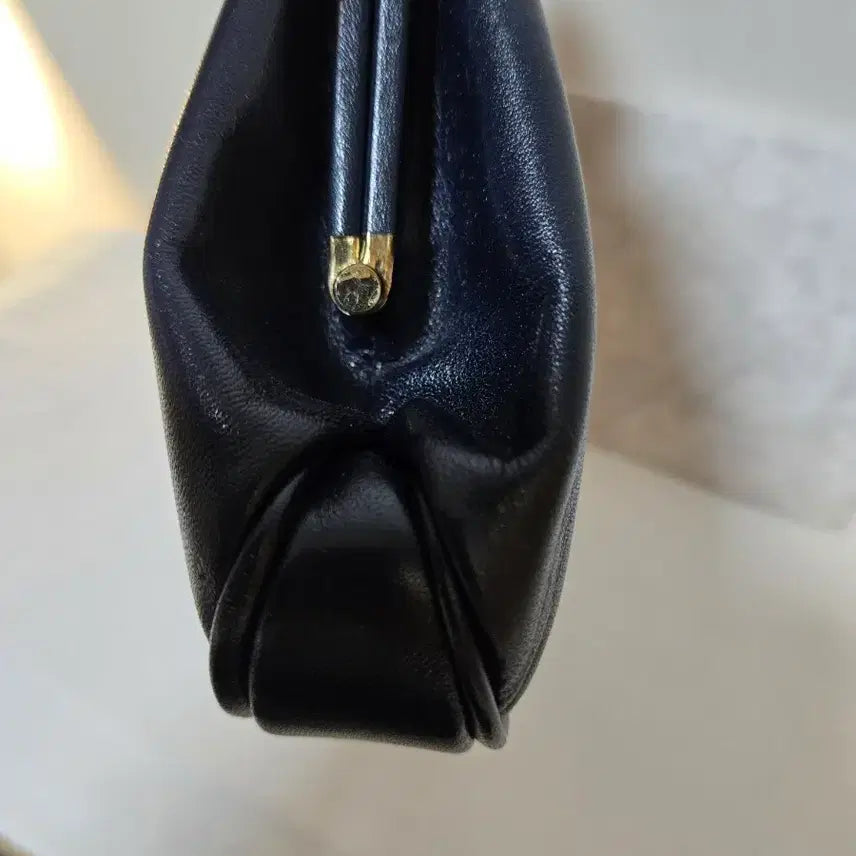 [BUNJANG] Vintage Pattern Leather & Fabric Clutch / 일제 빈티지 패턴 가죽+천 클러치