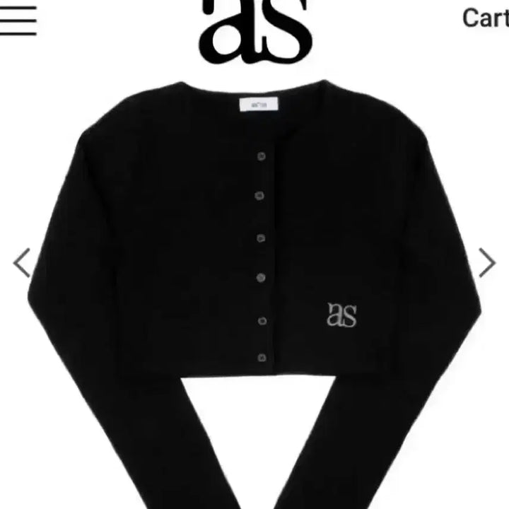 [BUNJANG] As On Wool Cardigan Black / 애즈온 리스 울 가디건 블랙