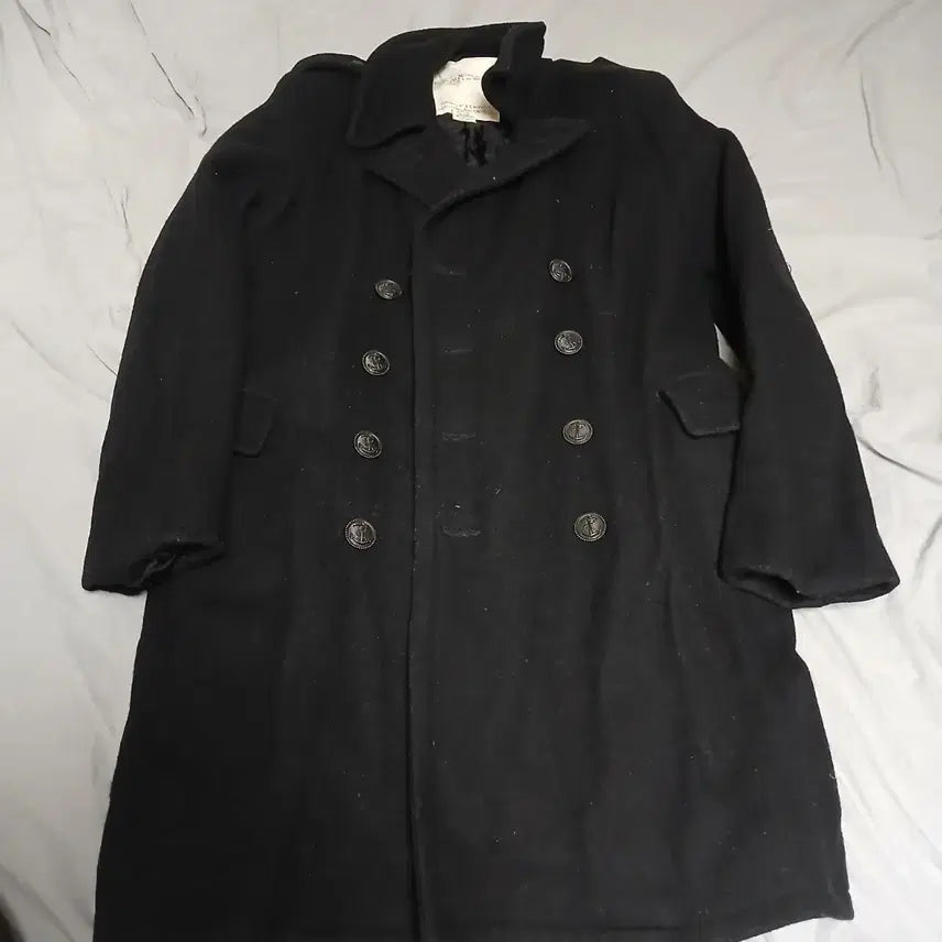 [BUNJANG] Polo Denim &amp; Supply Double Wool Long Coat / POLO 데님앤서플라이 더블 울 롱코트  앵커 버튼