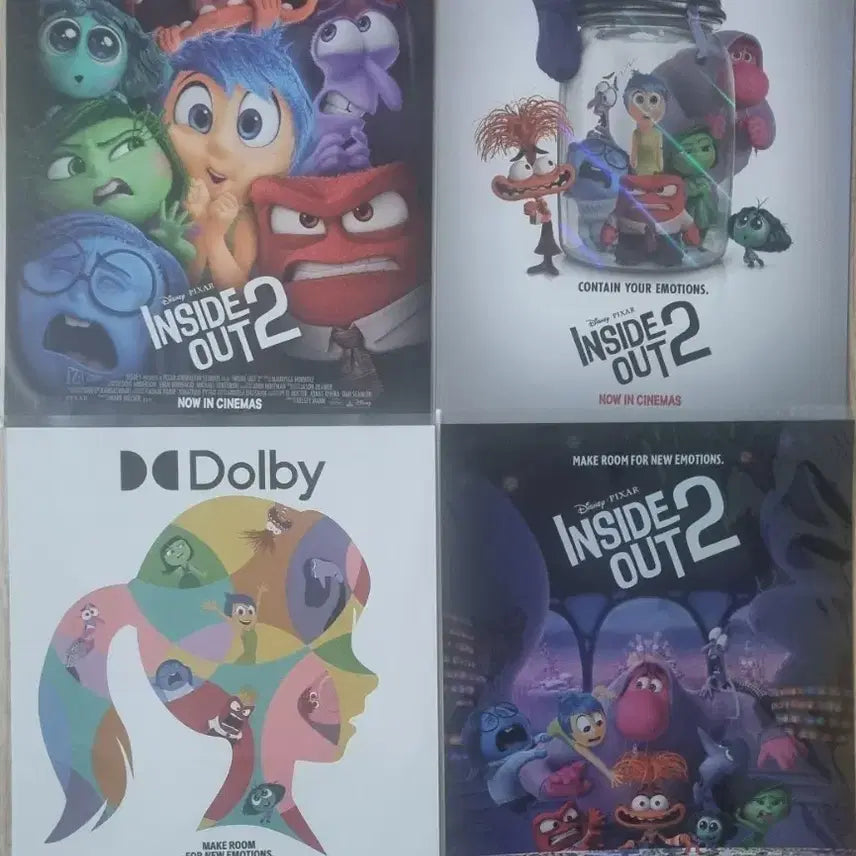 [BUNJANG] Inside Out 2 Movie Poster Set / 인사이드아웃2 영화 포스터